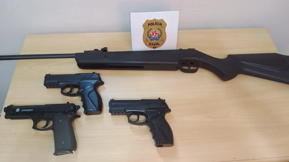 Polícia Civil apreende simulacros de armas em Botelhos