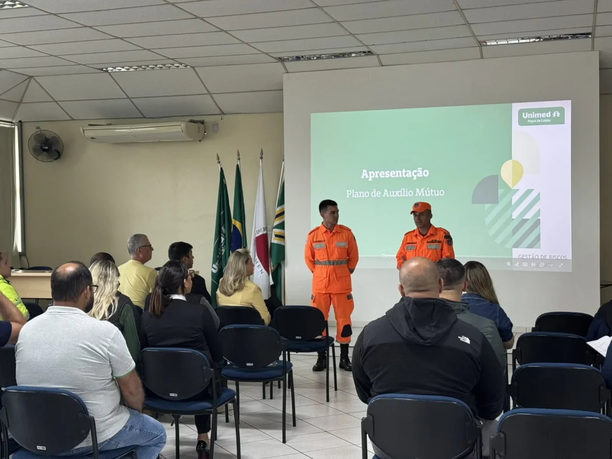 Unimed Poços de Caldas sedia encontro do Plano de Auxílio Mútuo do Corpo de Bombeiros
