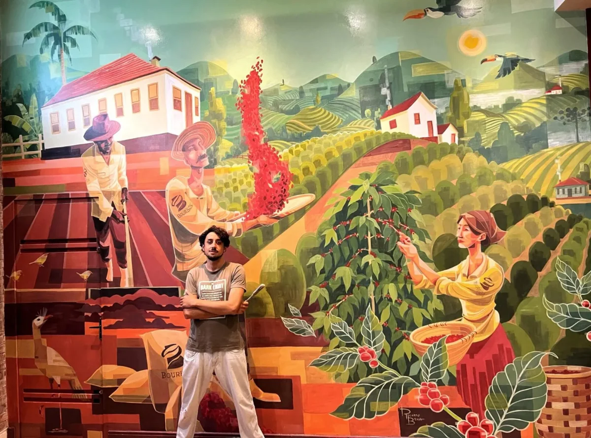 Ricardo Braga consolida trajetória no muralismo com obras no Brasil e no exterior