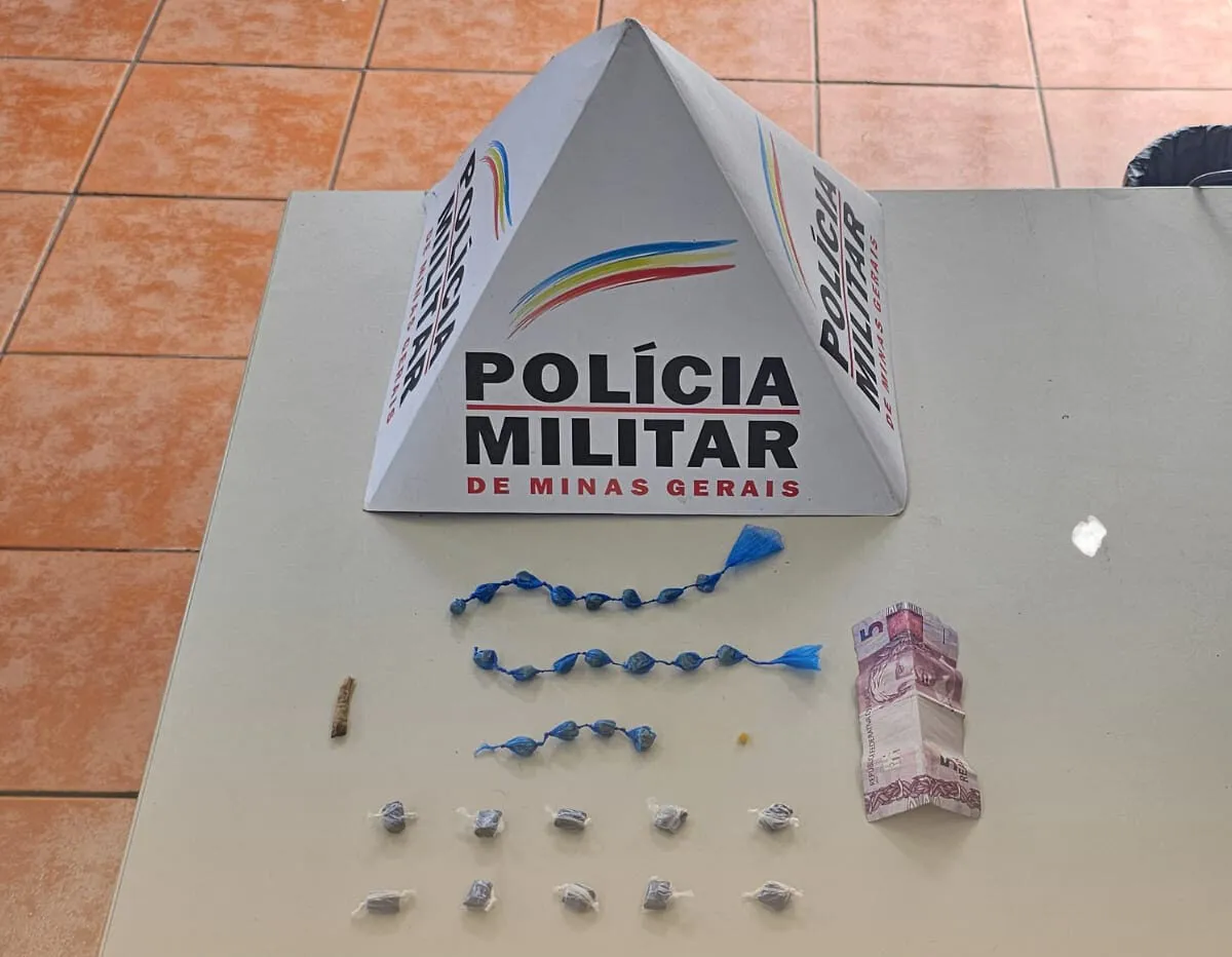 PM prende homem por tráfico de drogas na área central