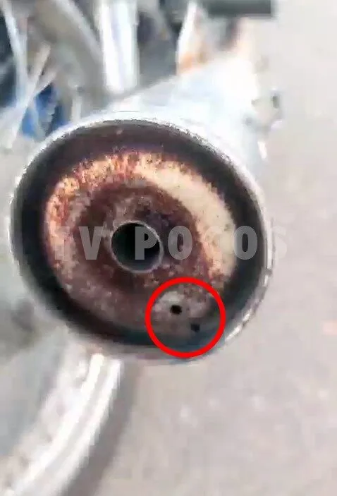 PM Rodoviária apreende motocicleta com escapamento irregular na MGC-146