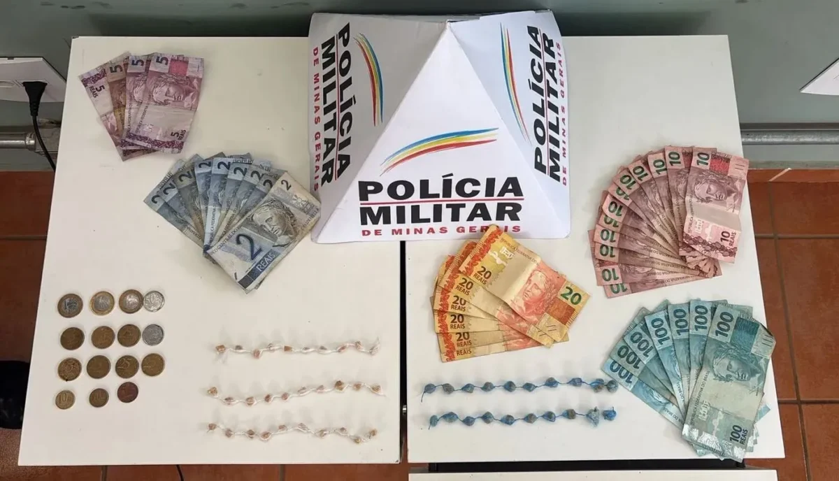 Três pessoas são apreendidas por tráfico de drogas e receptação