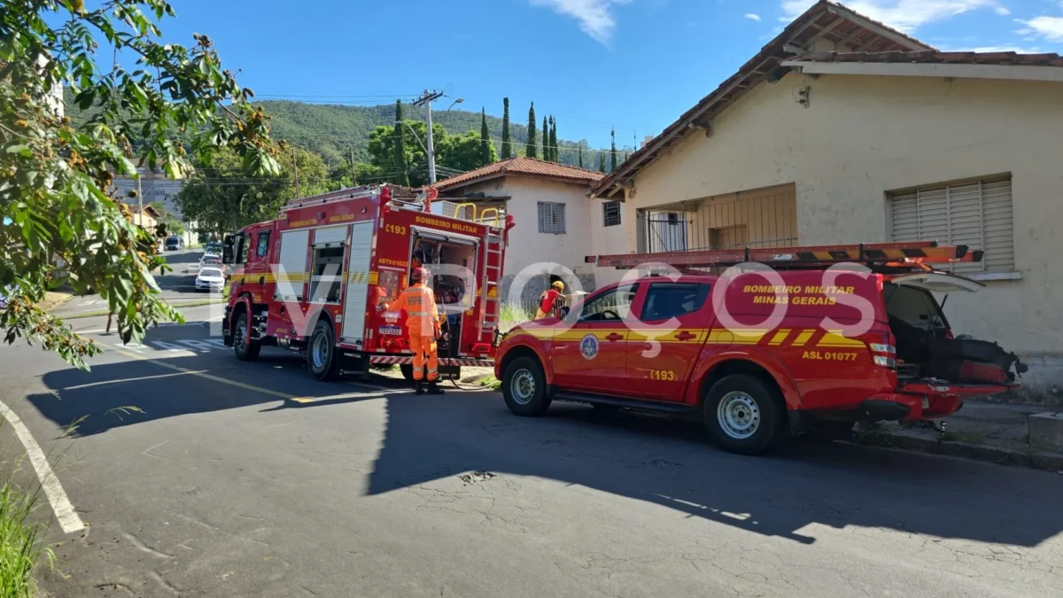 Princípio de incêndio atinge obra em construção na rua Oliveira