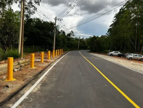 Trânsito é liberado após reconstrução da ponte da Avenida Celanese