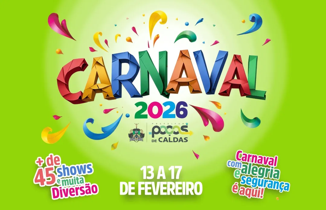 Carnaval 2026: confira a programação completa de 13 a 17 de fevereiro