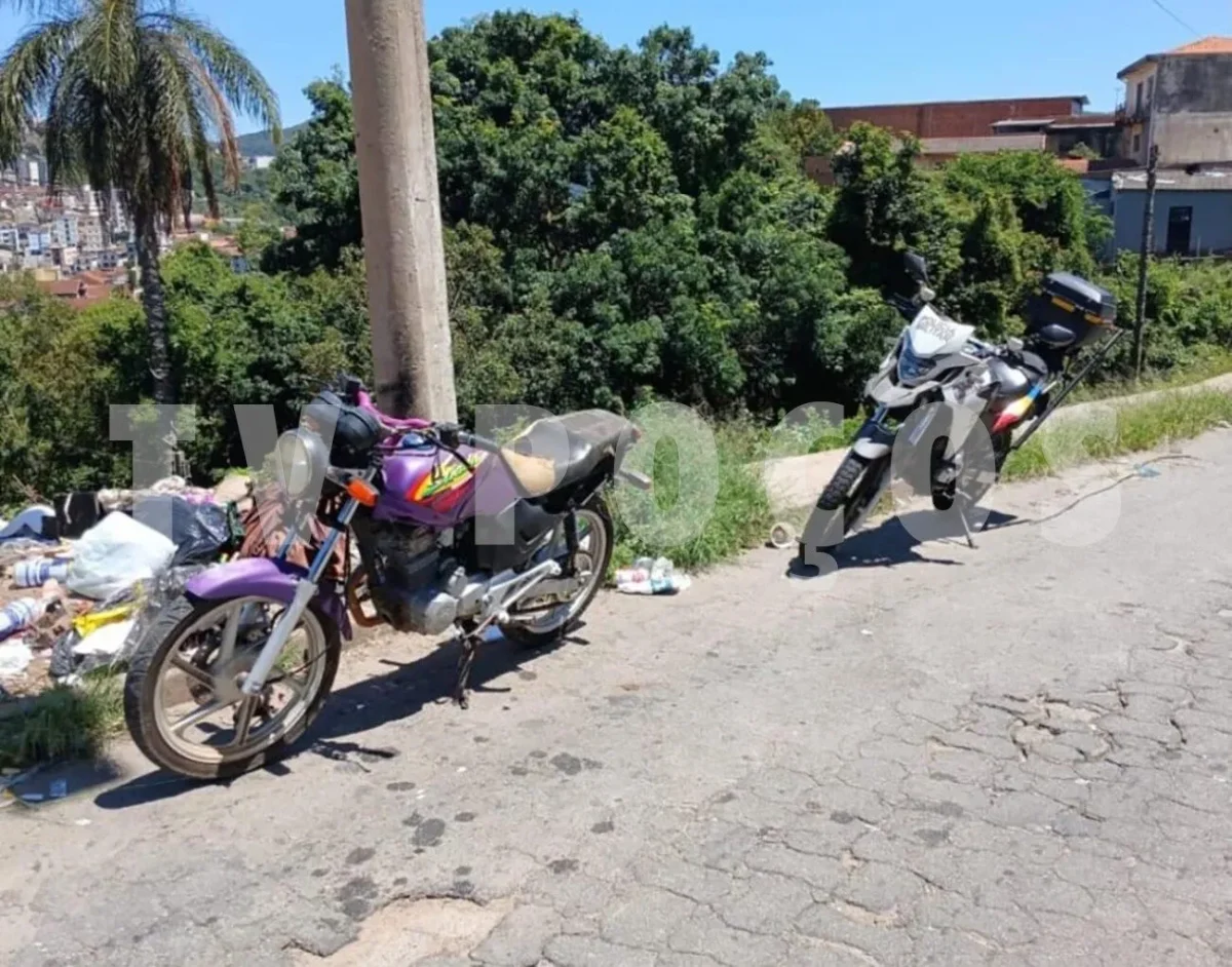 PM recupera motocicleta furtada e prende suspeito por receptação