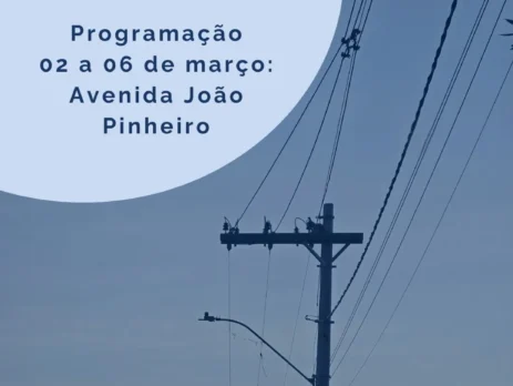 Projeto Rede Limpa realiza intervenções na Avenida João Pinheiro entre os dias 2 e 6 de março